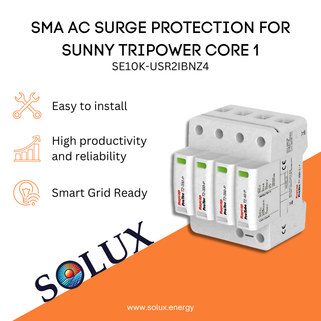 This is an image of SMA AC-SPD-KIT2-T1T2 AC Surge Protection For Sunny Tripower CORE 1